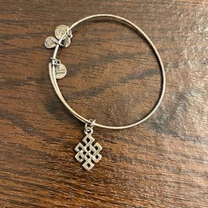 STERLING SILVER ALEX & ANI CELTIC KNOT BRACELET